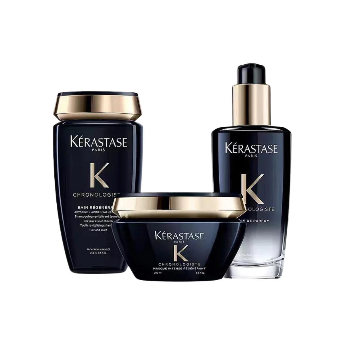 Kerastase Chronologiste Youth Revitalizing TREX Set (Shampoo + Hair Mask + Hair Oil)