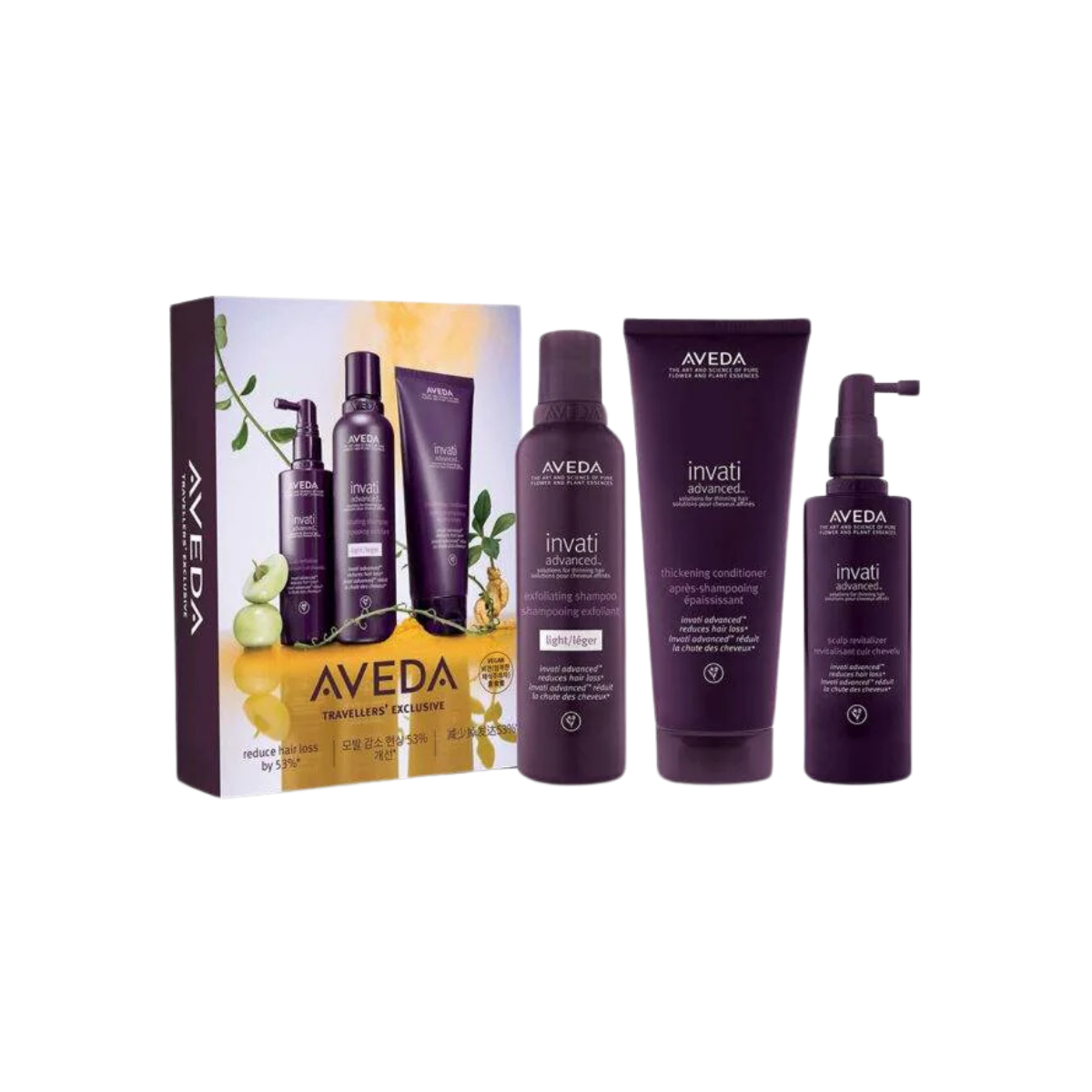 Aveda Invati Advanced Traveller's Exclusive Set